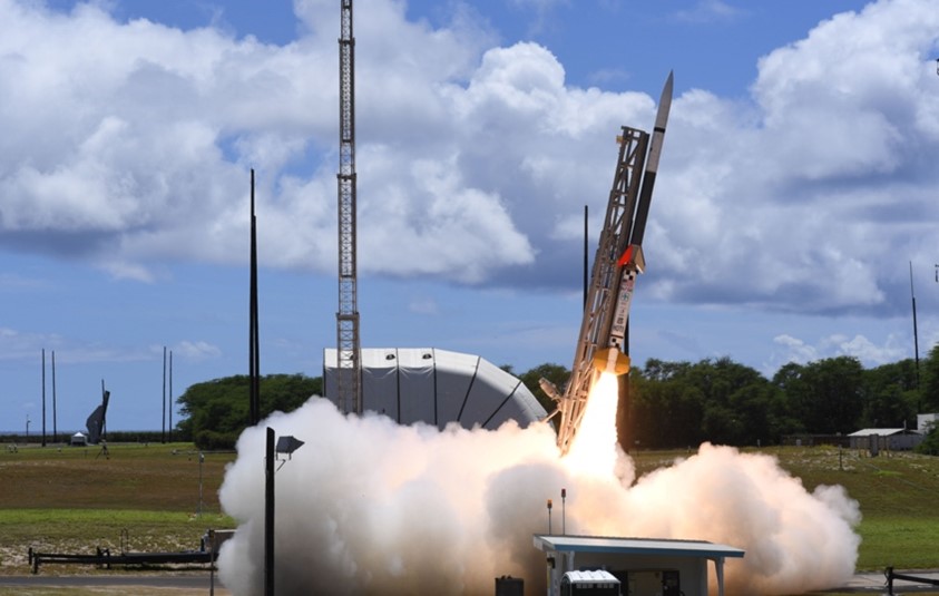 U.S. Navy rocket launching 