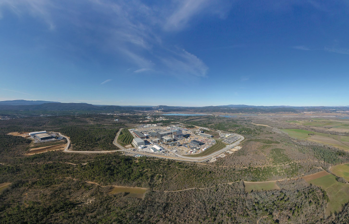 The international ITER facility is now under construction in rural southern France, about 1 hour north of Marseille. Photo: ITER Organization