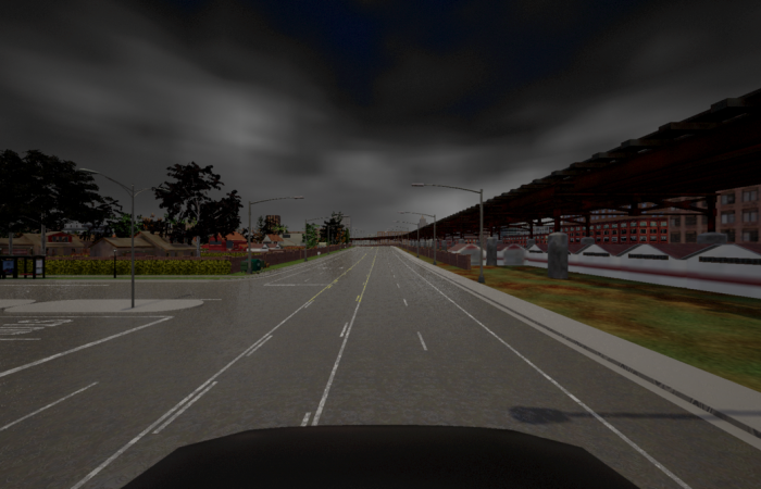 Oak Ridge National Laboratory’s MENNDL AI software system can design thousands of neural networks in a matter of hours. One example uses a driving simulator to evaluate a network’s ability to perceive objects under various lighting conditions. Credit: ORNL, U.S. Dept. of Energy
