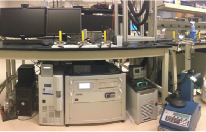 700 bar Rubotherm apparatus for excess sorption measurements of pure fluids