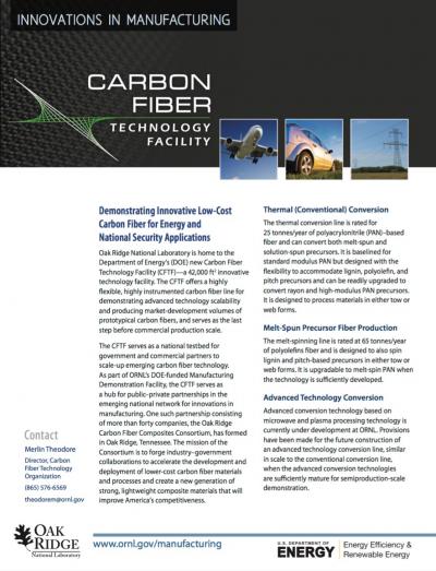 Carbon Fiber Technology Facility Fact Sheet