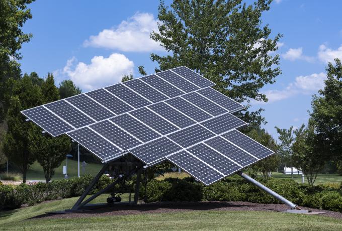 single-axis photovoltaic system at ORNL