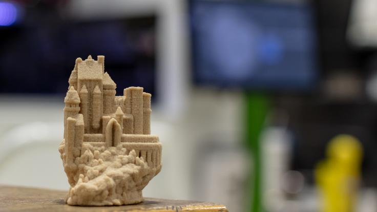 3D printed sand castle