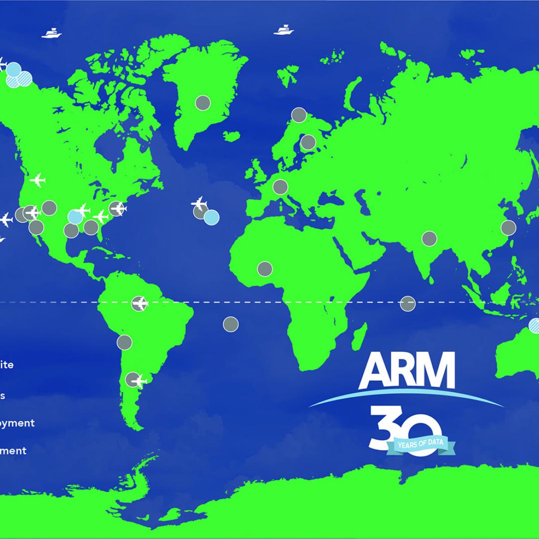 Map of ARM Data Center locations