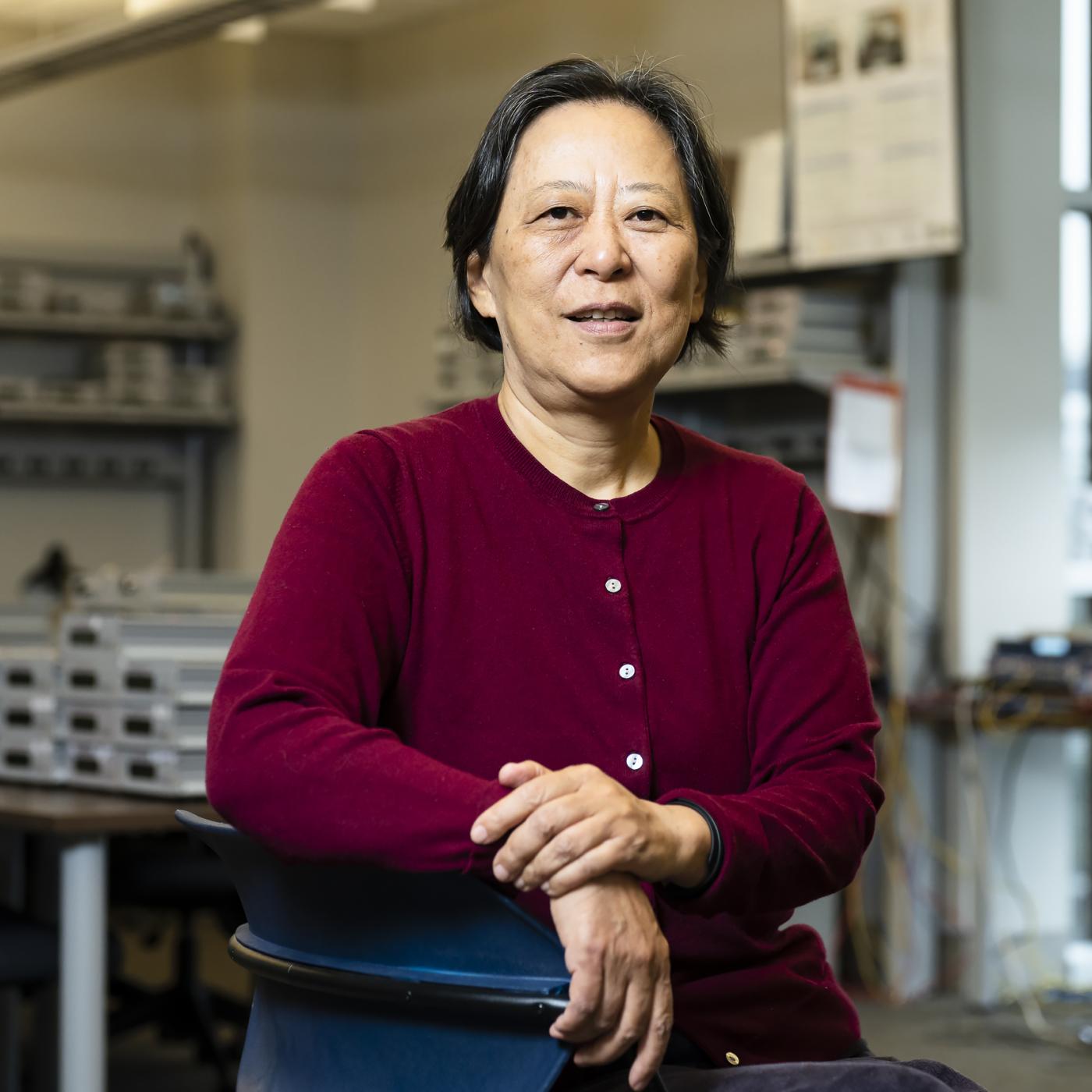 A portrait of researcher Yilu Liu