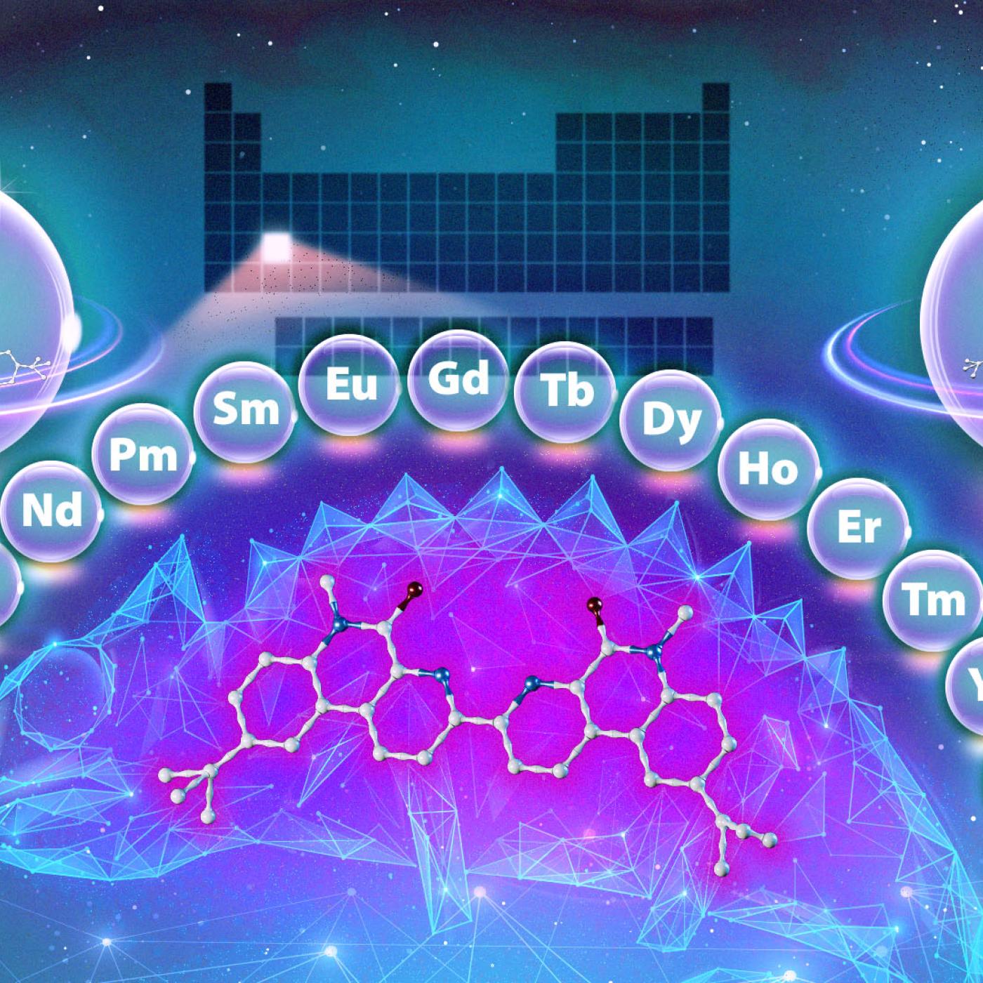 Conceptual art shown here depicts a ligand adapting to its environment. 