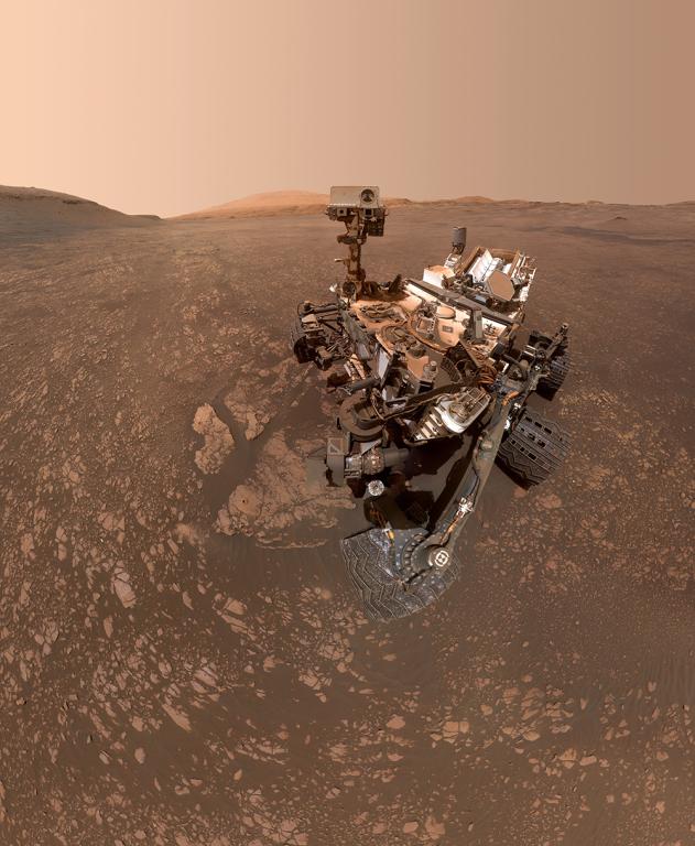 A selfie from the Curiosity rover as it explores the surface of Mars. Like many spacecraft, Curiosity uses a radioisotope power system to help fuel its mission. Credit: NASA/JPL-Caltech/MSSS