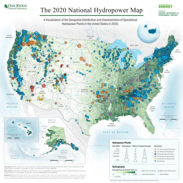 2020 Hydropower map