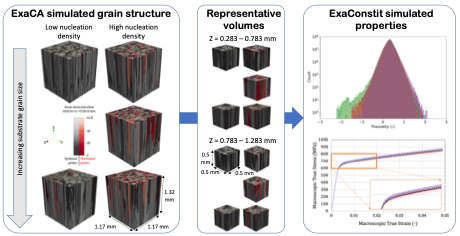 Understanding uncertainty in microstructure evolution and constitutive properties in additive process modeling Computational Sciences and Engineering Division CSED ORNL