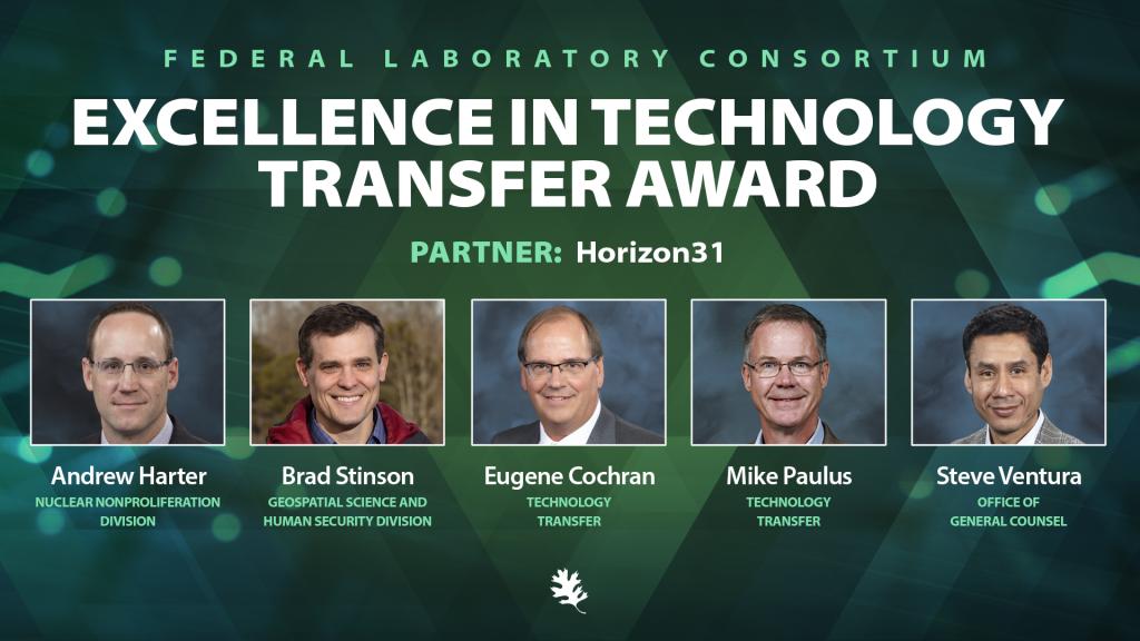Excellence in Technology Transfer Award: Horizon31