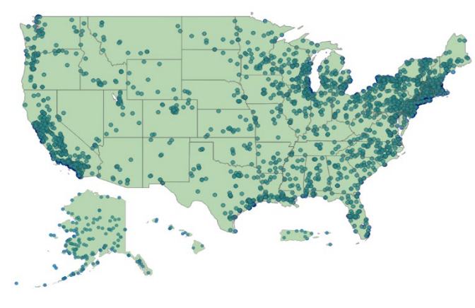 US map