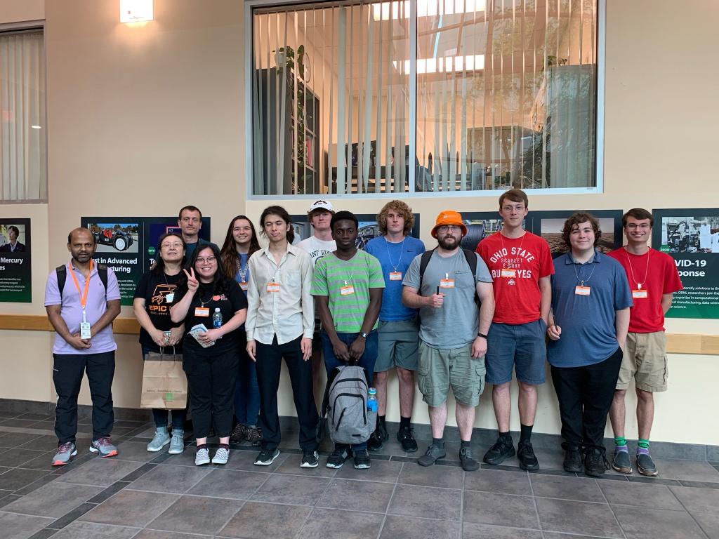 University of Tennessee students toured several spaces at ORNL, including the Oak Ridge Leadership Computing Facility. Credit: Teresa Hurt/ORNL, U.S. Dept. of Energy