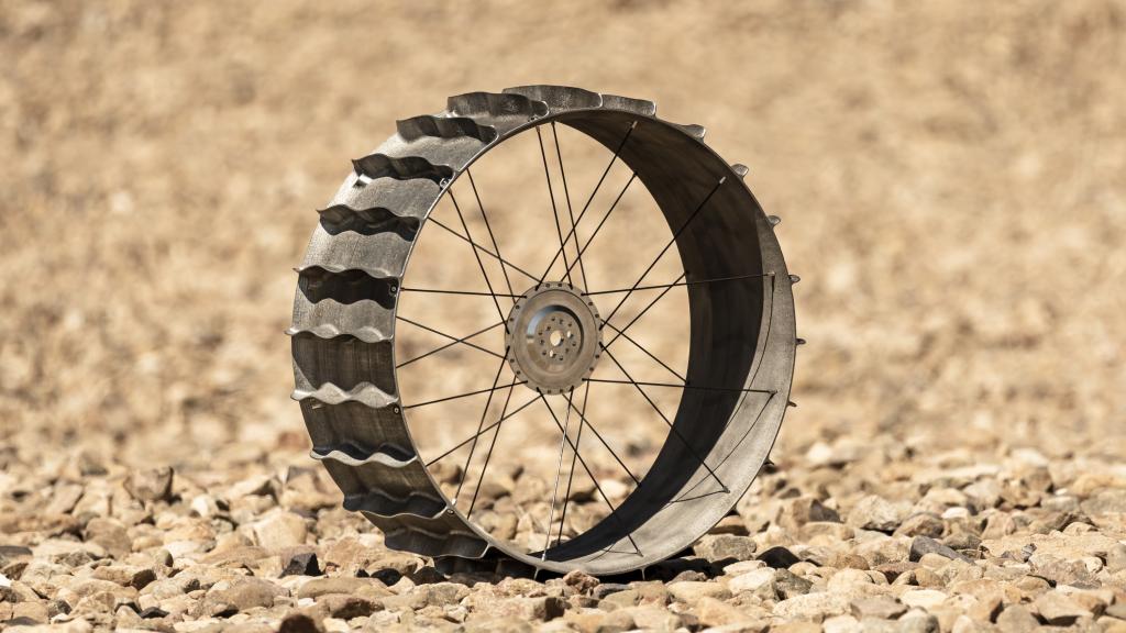 lunar rover wheel based on a NASA design
