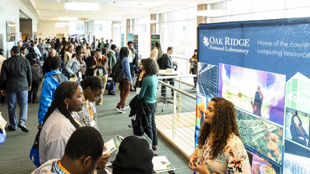 NSBP Annual Conference attendees came to ORNL on Nov. 10, 2023. Credit: Carlos Jones/ORNL, U.S. Dept. of Energy 