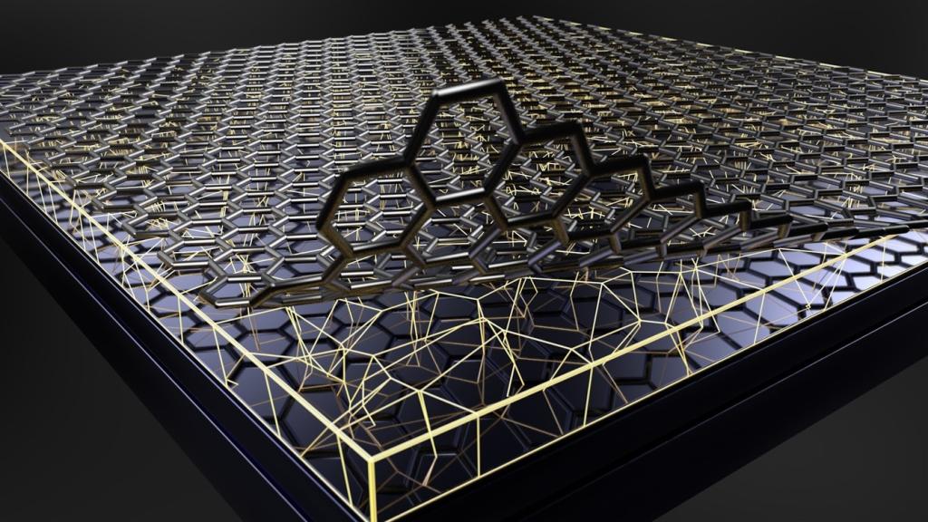   Scientists applied a simple approach for growing hBN films on the surface of ubiquitous steels and other metal alloys to “armor” them and thus increase their capabilities. Credit: Adam Malin/ORNL, U.S. Dept. of Energy