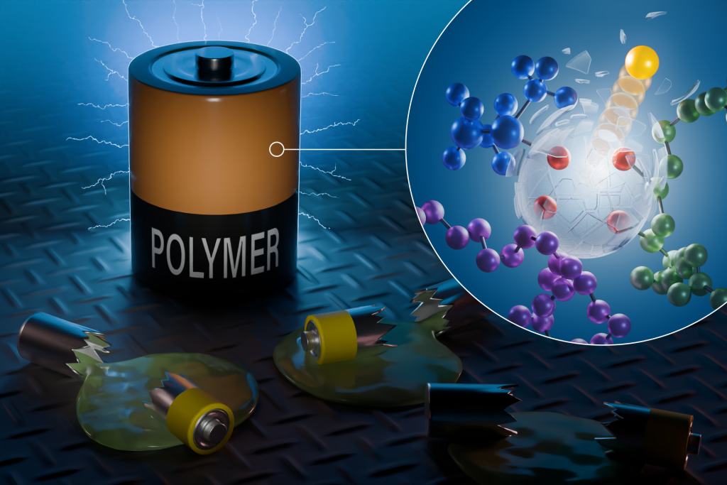 Scientists using neutrons set the first benchmark (one nanosecond) for a polymer-electrolyte and lithium-salt mixture. Findings could boost power and safety for lithium batteries. Credit: Phoenix Pleasant/ORNL