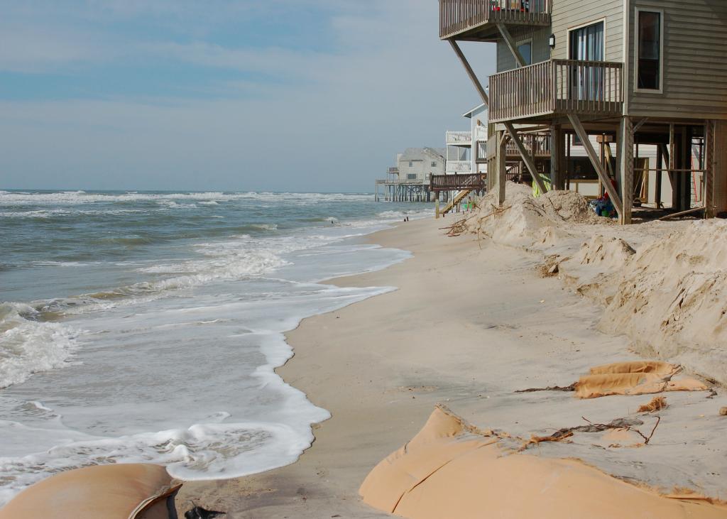 Beach to show impact of a hurricane