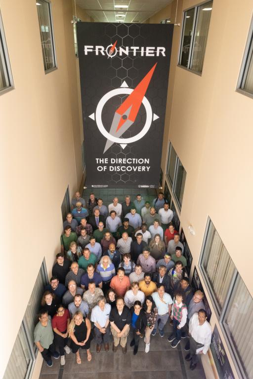 Users gather for a group photo during the OLCF User Meeting on Sept. 10, 2024.   Credit: Carol Morgan/ORNL, U.S. Dept. of Energy