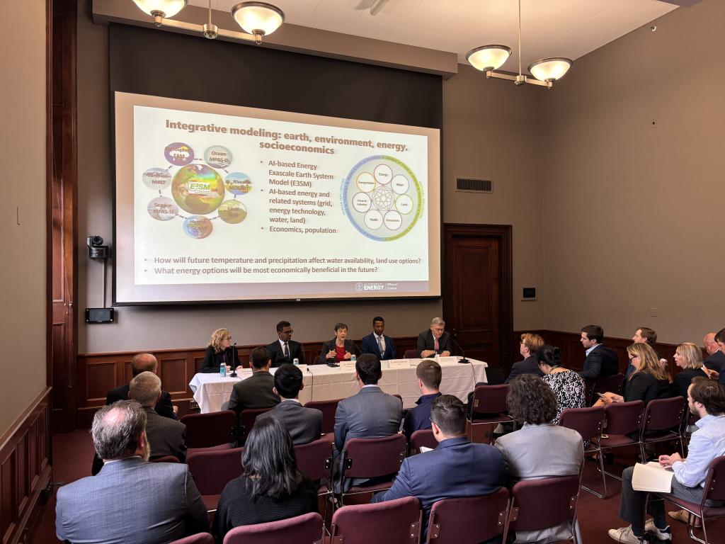 ORNL's Prasanna Balaprakash joined leading computing experts to provide insight into how supercomputing, AI and meteorology can work together to advance weather and climate research as part of a panel for the United States Senate.