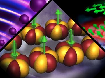 The theories that led to physicists Thouless, Haldane, and Kosterlitz being awarded the Nobel Prize in physics, are guiding today’s quantum physicists at ORNL in their search for materials of the future. (Image credit: ORNL/Jill Hemman) 