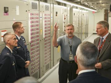 Representatives from the US Air Force met with DOE and ORNL computing and global security team members on July 10 to kick off the collaboration. Representatives from the US Air Force met with DOE and ORNL computing and global security team members on July 10 to kick off the collaboration.