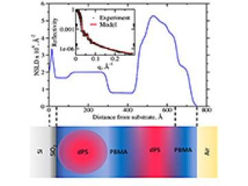 Dispersity Enables Tuning Co-existing Morphologies in Thin Films of Block Copolymers