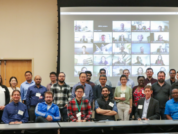 attendees of the 2022 AIRES conference at ORNL