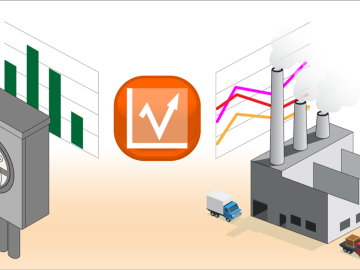 A new online tool developed by ORNL researchers, VERIFI, provides an easy to use dashboard for plant managers to track carbon emissions produced by industrial processes. The tool also monitors energy usage and produces trend reports. Credit: ORNL, U.S. Dept. of Energy