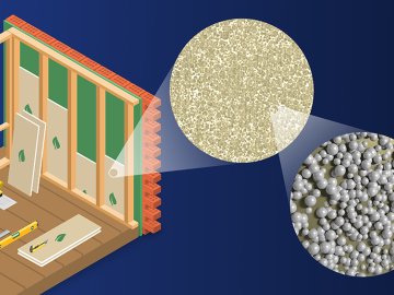 Researchers at Oak Ridge National Laboratory developed an eco-friendly foam insulation for improved building efficiency. Credit: Chad Malone/ORNL, U.S. Dept. of Energy