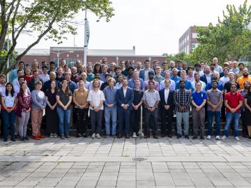 Group of attendees at the Quantum Computing User Forum