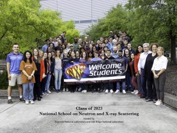 The 25th annual National School on Neutron and X-ray Scattering was held August 6–18. Each year, graduate students visit Oak Ridge and Argonne National Laboratories to learn how to use neutrons and X-rays to study energy and materials. Credit: Genevieve Martin/ORNL, U.S. Dept. of Energy