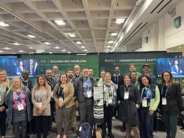 A multidirectorate group from ORNL attended AGU23 and came away inspired for the year ahead in geospatial, earth and climate science