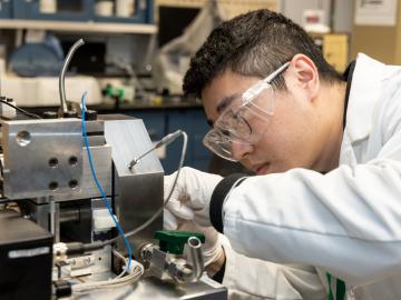 Jun Qu, who leads the project and the Surface Engineering and Tribology group at ORNL. 