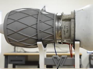 electric ducted fan for ultraquiet electric airplane