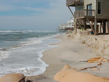 Beach to show impact of a hurricane