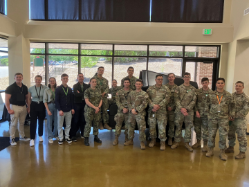 Ten future U.S. Army officers