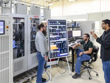 Through a new technical collaboration program, companies will be able to propose research projects that utilize the labs and expertise in ORNL’s Grid Research Integration and Deployment Center. Credit: Carlos Jones/ORNL, U.S. Dept. of Energy