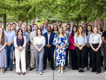 The 2024 IAEA Nuclear Energy Management School cohort gathers at Oak Ridge National Laboratory. Credit: Carlos Jones/ORNL, U.S. Dept. of Energy