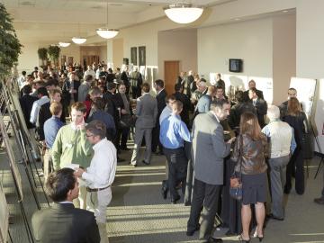 Nearly 200 attendees from national labs, industry, utilities, reactor design firms, and international development companies gathered at ORNL’s latest molten salt reactor workshop. Nearly 200 attendees from national labs, industry, utilities, reactor design firms, and international development companies gathered at ORNL’s latest molten salt reactor workshop.