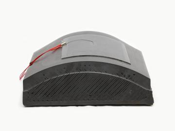 A 3D-printed thermoplastic mold manufactured at ORNL withstood testing in an industrial autoclave. A 3D-printed thermoplastic mold manufactured at ORNL withstood testing in an industrial autoclave.