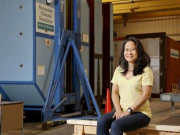 Diana Hun likes ORNL's state-of-the-art facilities and range of expertise. Diana Hun likes ORNL's state-of-the-art facilities and range of expertise.