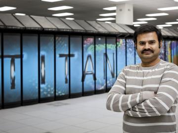 Ramakrishnan “Ramki” Kannan loves the excitement and challenge of working at Oak Ridge National Laboratory, home to Titan.