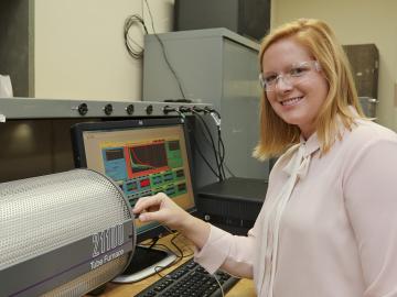 Dianne Bull Ezell enjoys the variety of projects offered in a national laboratory setting.