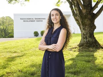 As a doctoral student Susan Hogle interned at ORNL's Radiochemical Engineering Development Center. As a doctoral student Susan Hogle interned at ORNL's Radiochemical Engineering Development Center.