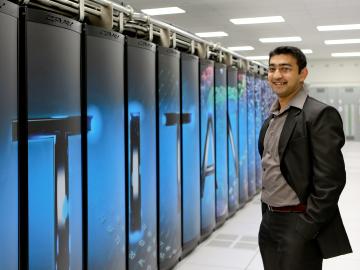 Computational climate scientist Salil Mahajan simulates the complex and chaotic aspects of climate at Oak Ridge National Laboratory.