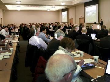 The Advanced Reactors Technical Summit III, hosted by Oak Ridge National Laboratory Feb. 10-11, had a record 180-plus participants. (Photo by Rachel Brooks) The Advanced Reactors Technical Summit III, hosted by Oak Ridge National Laboratory Feb. 10-11, had a record 180-plus participants. (Photo by Rachel Brooks)