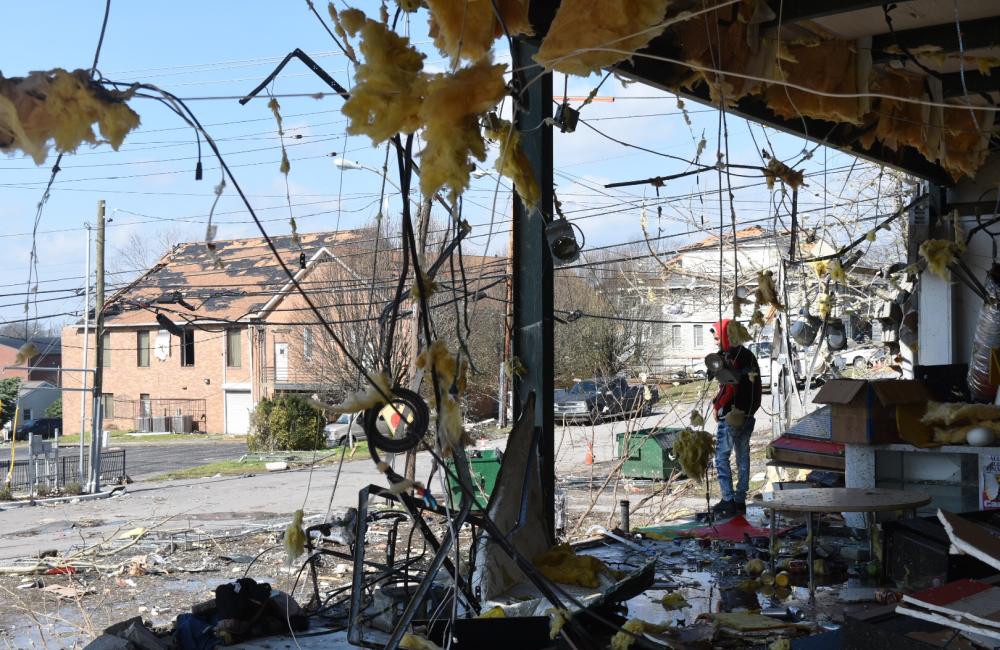 Fundraising efforts at ORNL will help support the victims of the March 3 tornadoes that struck Middle Tennessee. Credit: The Community Foundation of Middle Tennessee