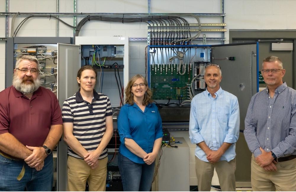 The team involved in the development of radiation hardened electronics for US ITER