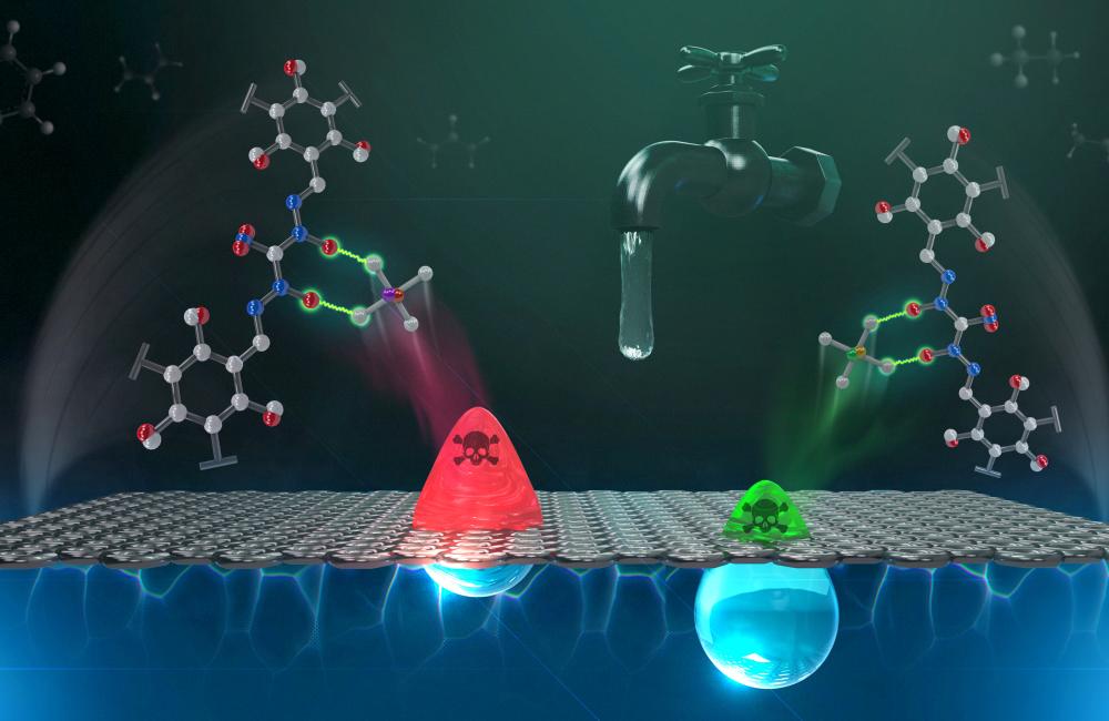 Researchers at Oak Ridge National Laboratory designed an adsorbent material to rapidly remove toxic chromium and arsenic simultaneously from water resources. Credit: Adam Malin/ORNL, U.S. Dept. of Energy