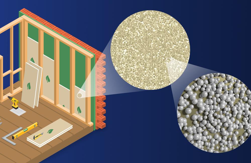 Researchers at Oak Ridge National Laboratory developed an eco-friendly foam insulation for greener building efficiency. Credit: Chad Malone/ORNL, U.S. Dept. of Energy